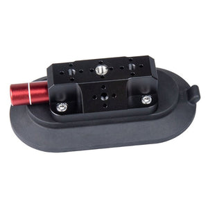 Kupo 3"x6" Oval Suction Cup w/ 3/8"-16 & 1/4"-20 Mounting Hole