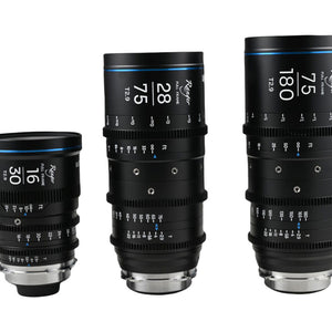 Laowa Ranger 16-30mm / 28-75mm / 75-180mm Full Frame Cine Lens Bundle (PL/EF Mount)