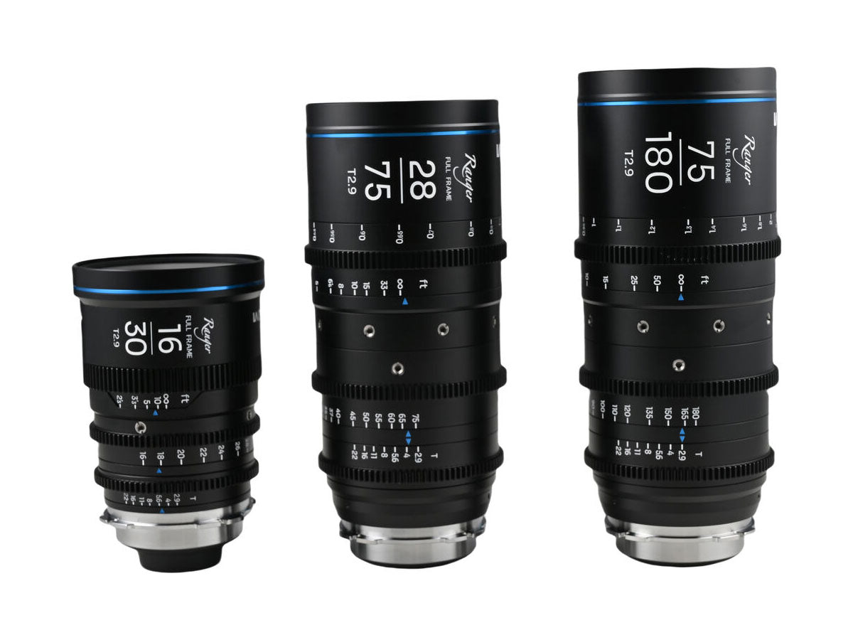 Laowa Ranger 16-30mm / 28-75mm / 75-180mm Full Frame Cine Lens Bundle (PL/EF Mount)