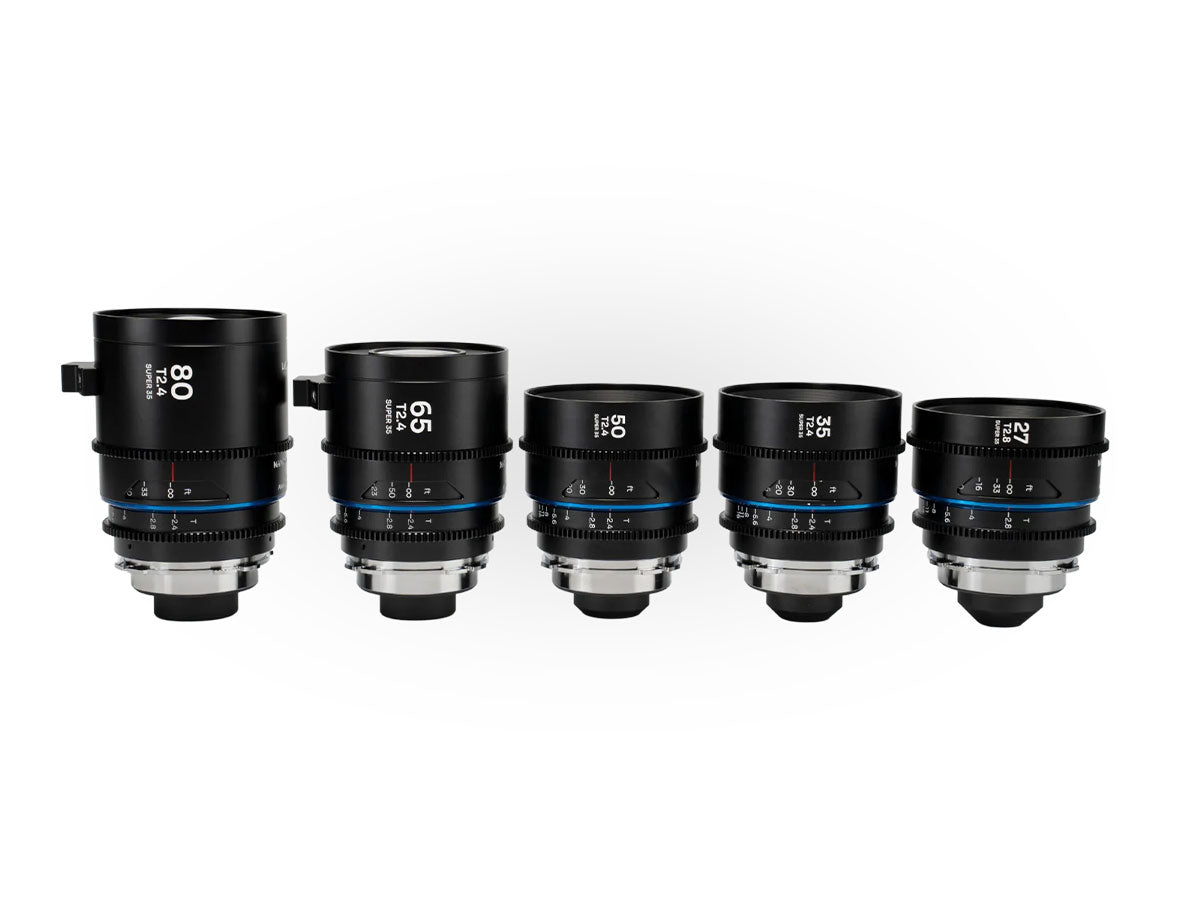 Laowa Nanomorph 5 Lens Kit - 27/35/50/65/80mm (Blue) - PL/EF Mount