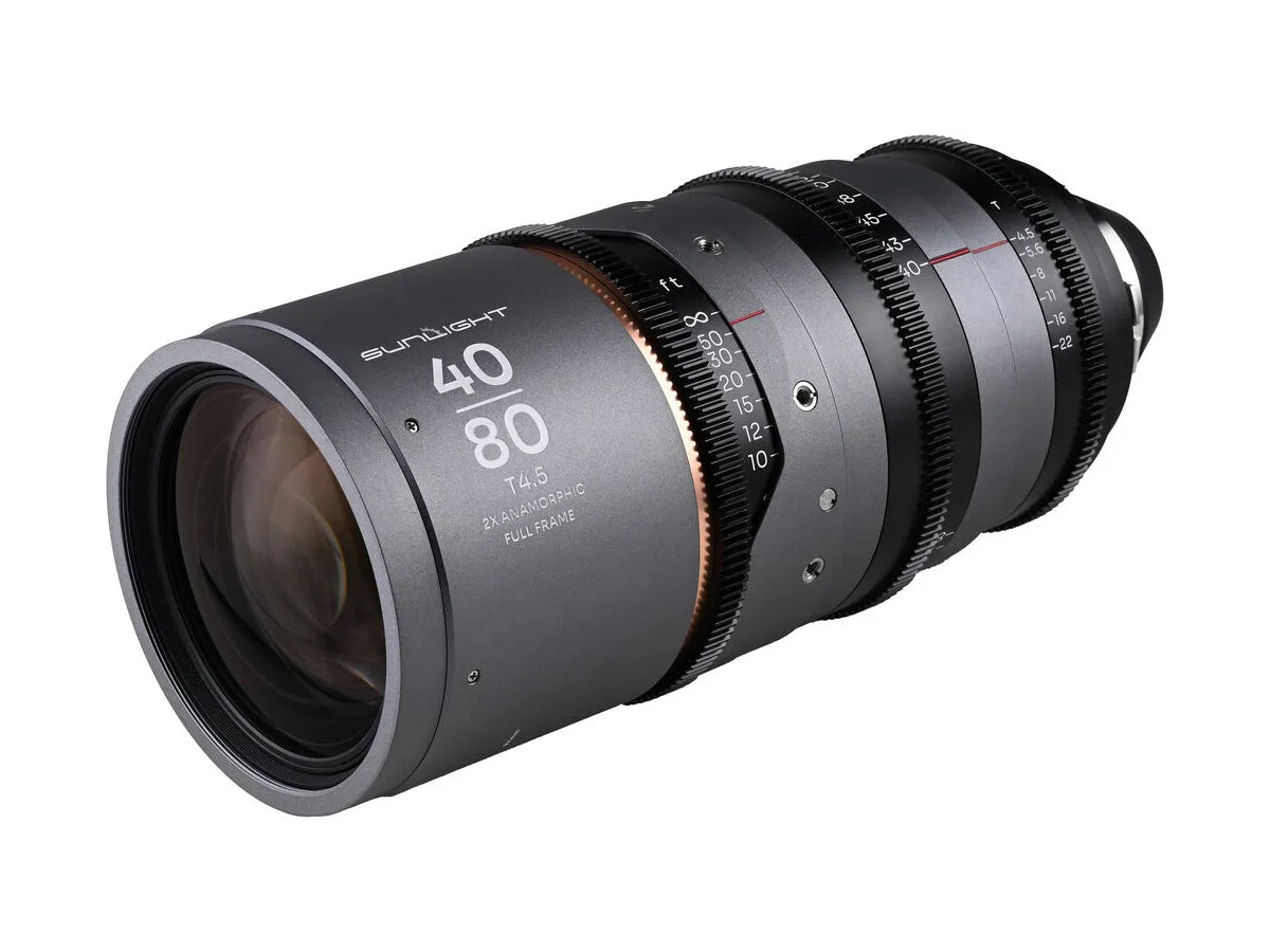 Laowa Sunlight 40-80mm T4.5 2x FF Anamorphic Zoom - PL Mount (Amber)