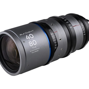 Laowa Sunlight 40-80mm T4.5 2x FF Anamorphic Zoom - PL Mount (Blue)