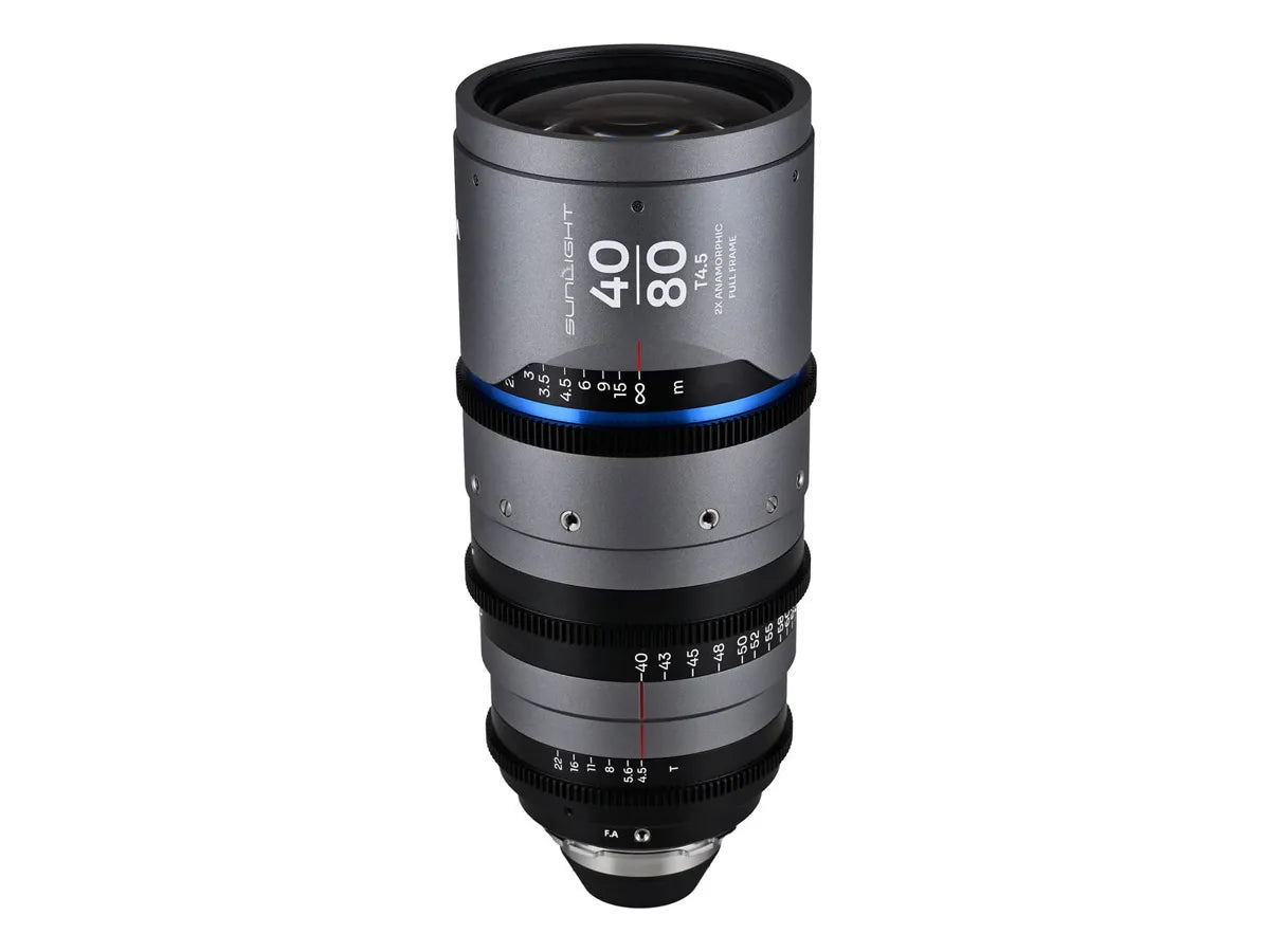 Laowa Sunlight 40-80mm T4.5 2x FF Anamorphic Zoom - PL Mount (Blue)
