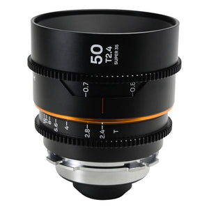 Laowa Nanomorph 50mm T2.4 1.5X S35 Lens (Amber) - PL/EF Mount