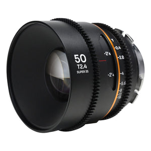 Laowa Nanomorph 50mm T2.4 1.5X S35 Lens (Amber) - PL/EF Mount