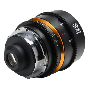 Laowa Nanomorph 50mm T2.4 1.5X S35 Lens (Amber) - PL/EF Mount