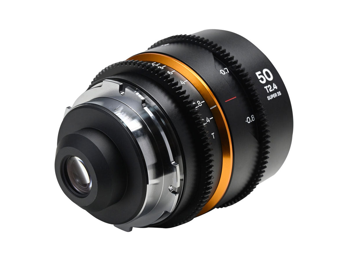 Laowa Nanomorph 50mm T2.4 1.5X S35 Lens (Amber) - PL/EF Mount
