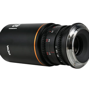 Laowa Nanomorph 80mm T2.4 1.5X S35 - MFT Mount (Amber)