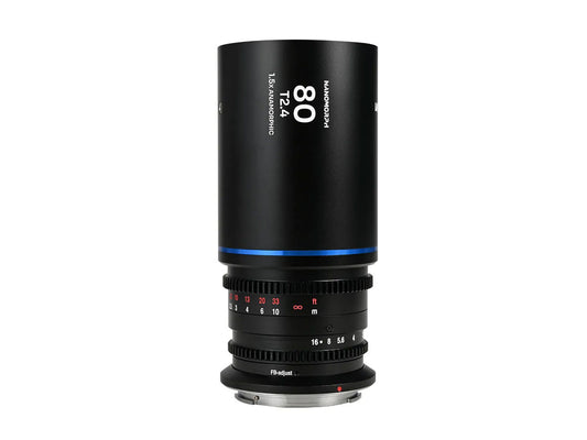 Laowa Nanomorph 80mm T2.4 1.5X S35 - MFT Mount (Blue)