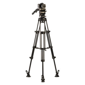 Libec HS-150 Tripod System (W/ H15 Head, Ground Spreader & Case)