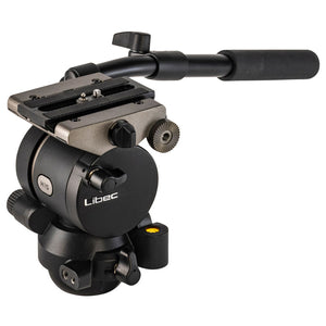 Libec HS-150MC Tripod System (W/ H15 Head, Mid-Level Spreader & Case)