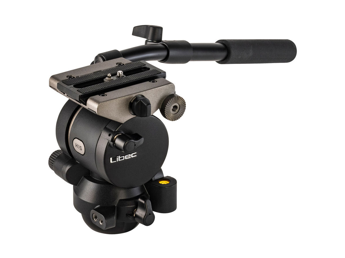 Libec HS-150MC Tripod System (W/ H15 Head, Mid-Level Spreader & Case)