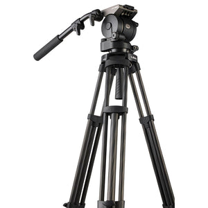 Libec HS-150MC Tripod System (W/ H15 Head, Mid-Level Spreader & Case)