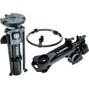 Libec QD-10PD Pedestal System with QH1 Head, P1000 Pedestal Column & DL-15B Dolly