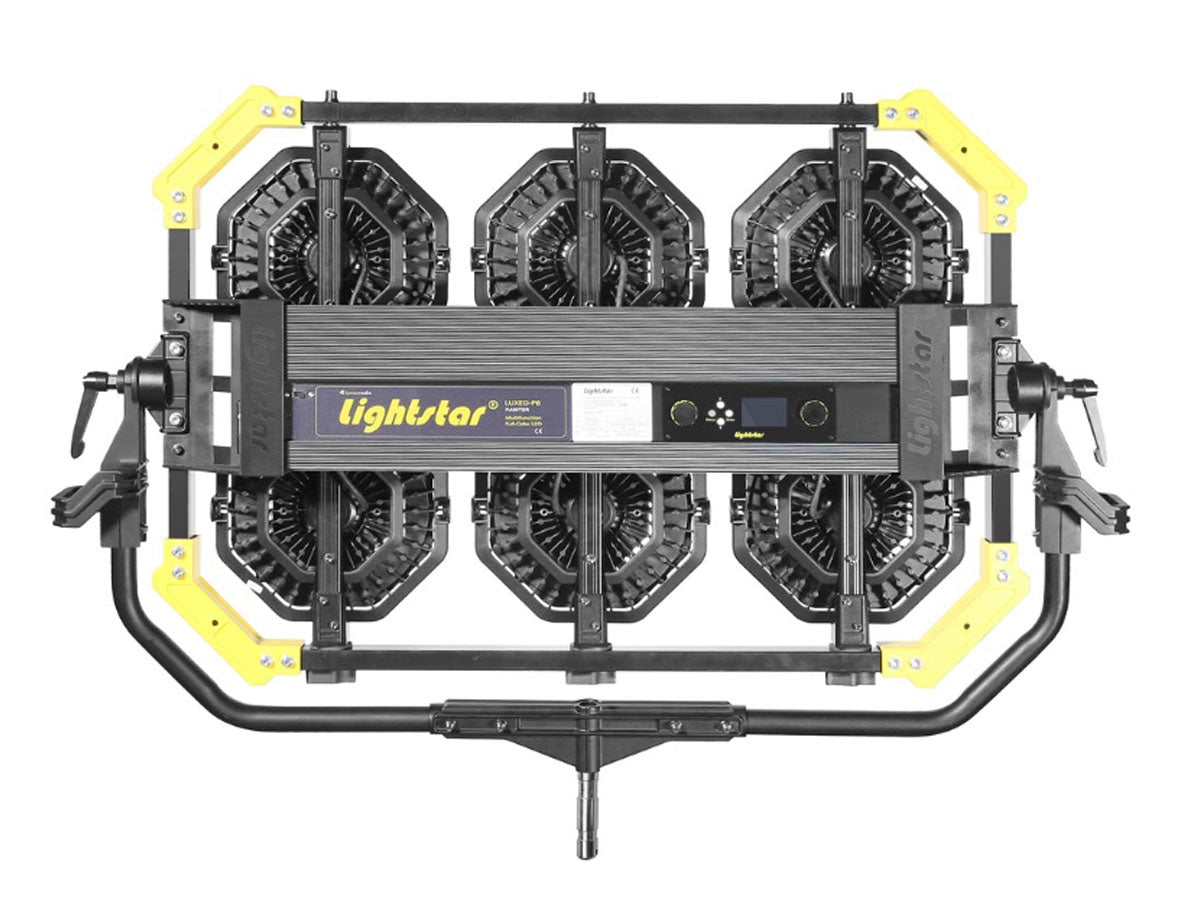Lightstar LUXED-P6 Full Colour LED Spotlight/Spacelight (960W) w/ Lumen Radio - In Flight Case