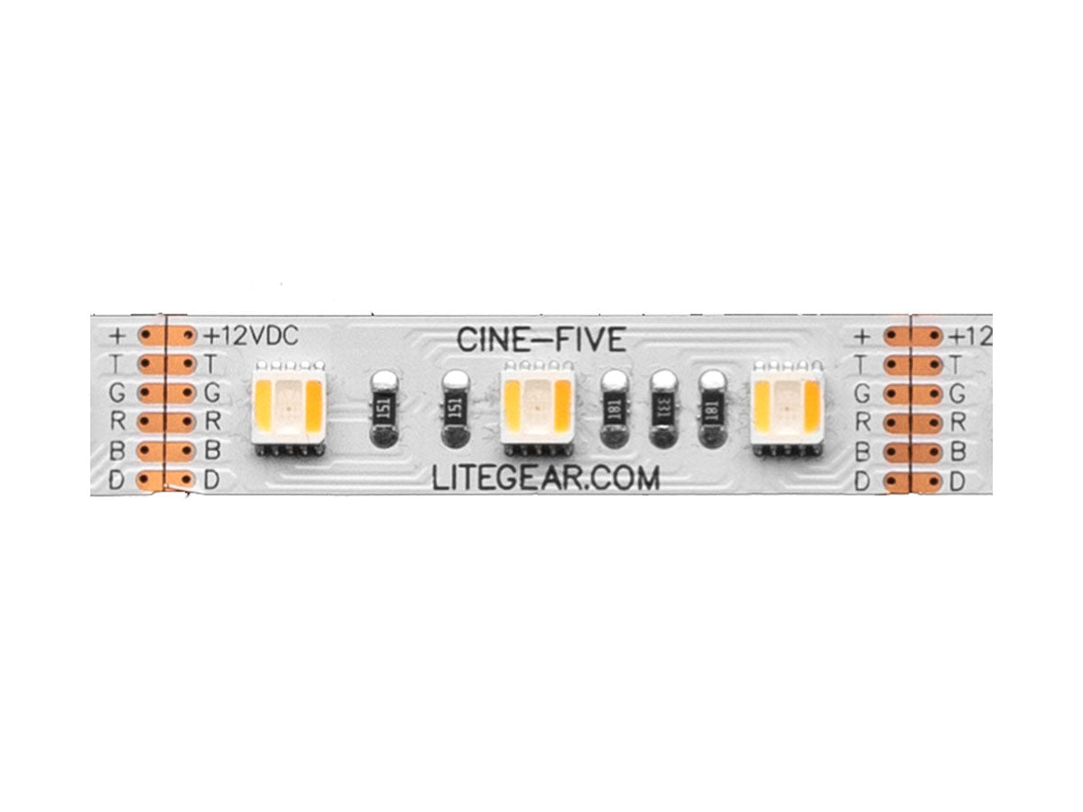 LiteGear LiteRibbon Chroma, Cine-Five, RGB+HY, 24V, 5 m