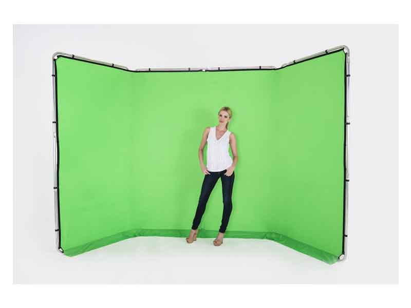 Lastolite Panoramic Background Cover 4m Chromakey Green - Fabric Only