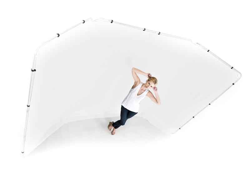 Lastolite Panoramic Background Cover 4m White - Fabric Only