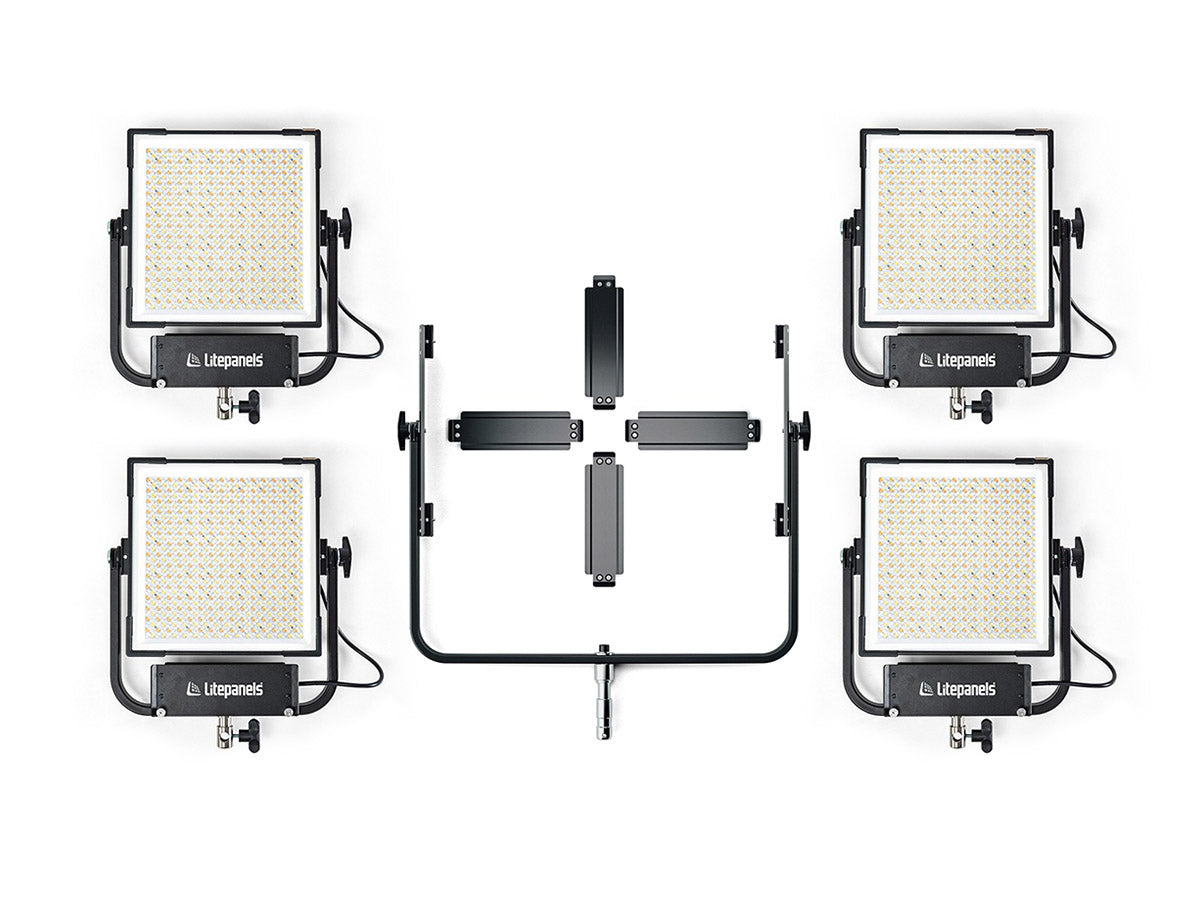 Litepanels Gemini 1x1 Hard Quad Array Light Kit
