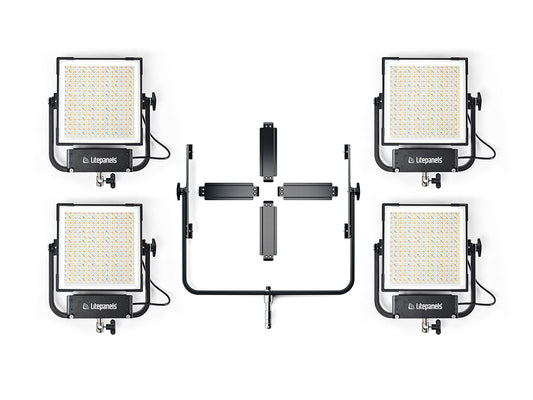 Litepanels Gemini 1x1 Hard Quad Array Light Kit
