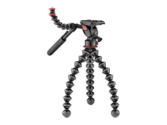 Joby Gorillapod 5K Video Pro Fluid Dampened Video Head paired with GorillaPod 5K Stand