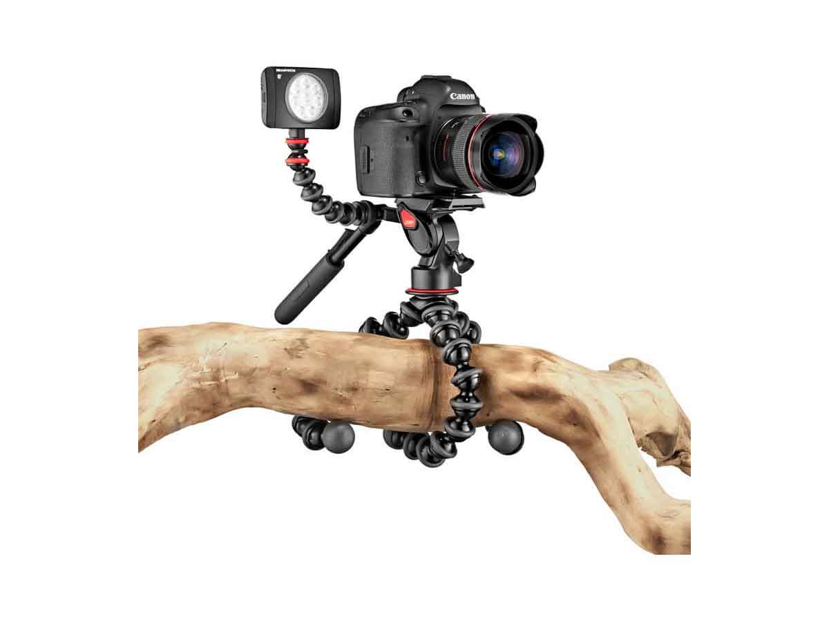 Joby Gorillapod 5K Video Pro Fluid Dampened Video Head paired with GorillaPod 5K Stand