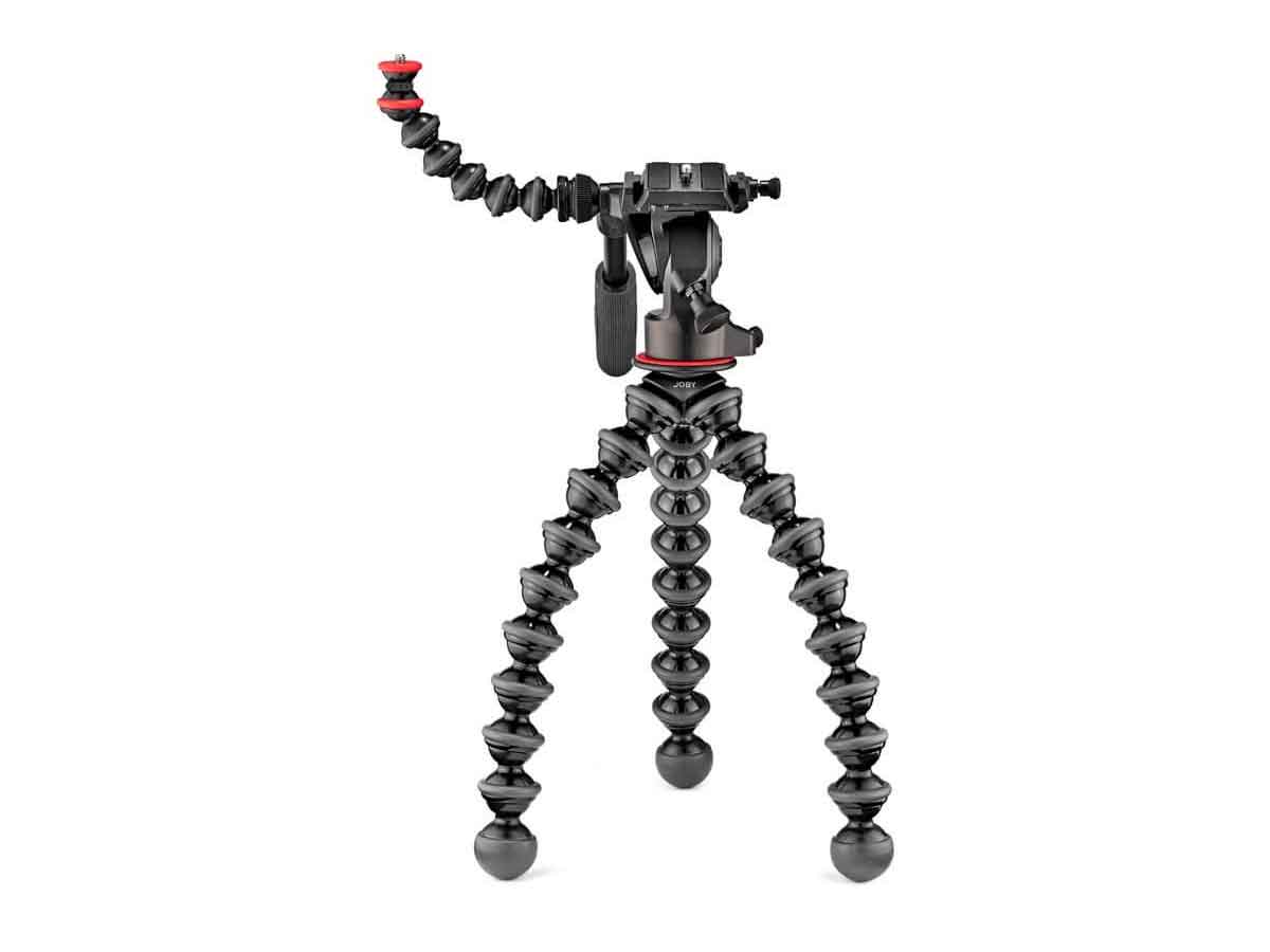 Joby Gorillapod 5K Video Pro Fluid Dampened Video Head paired with GorillaPod 5K Stand