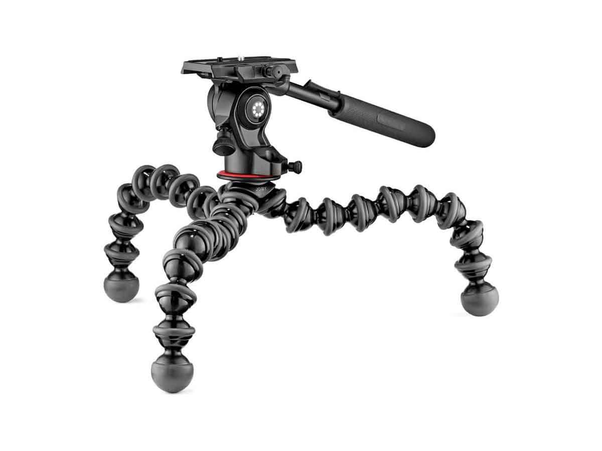 Joby Gorillapod 5K Video Pro Fluid Dampened Video Head paired with GorillaPod 5K Stand