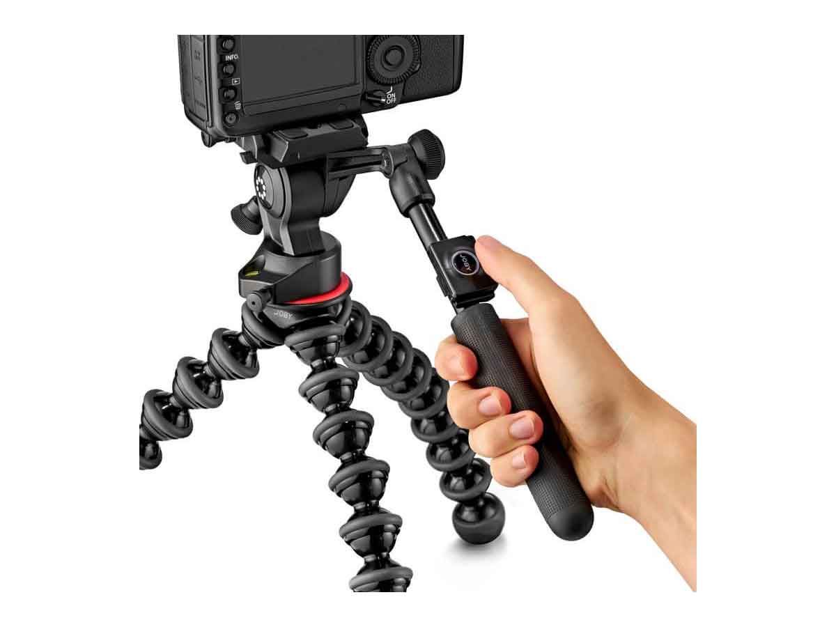Joby Gorillapod 5K Video Pro Fluid Dampened Video Head paired with GorillaPod 5K Stand