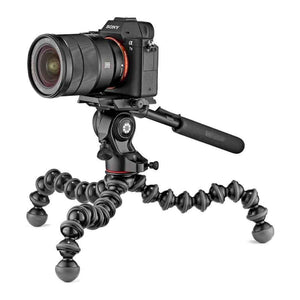 Joby Gorillapod 3K Video Pro Fluid Dampened Video Head paired with GorillaPod 3K Stand