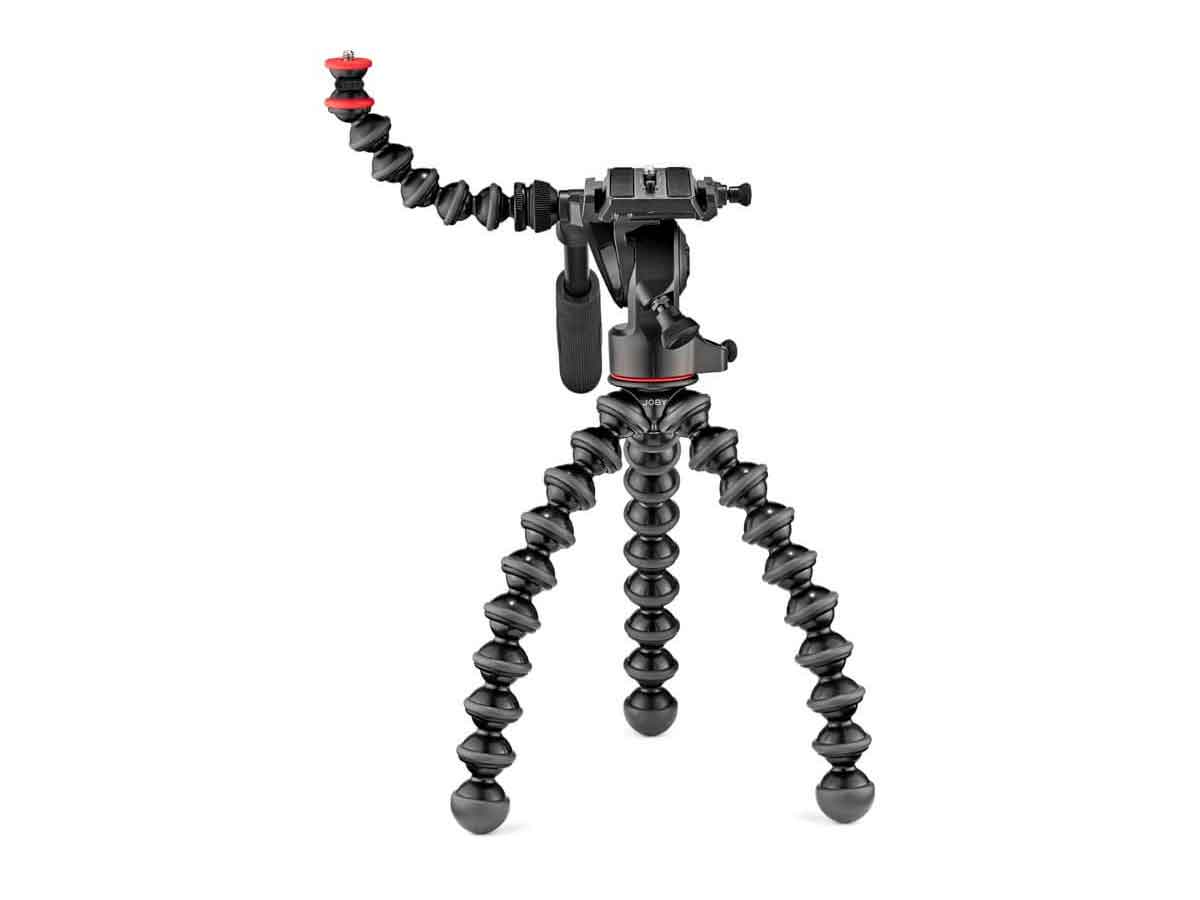 Joby Gorillapod 3K Video Pro Fluid Dampened Video Head paired with GorillaPod 3K Stand