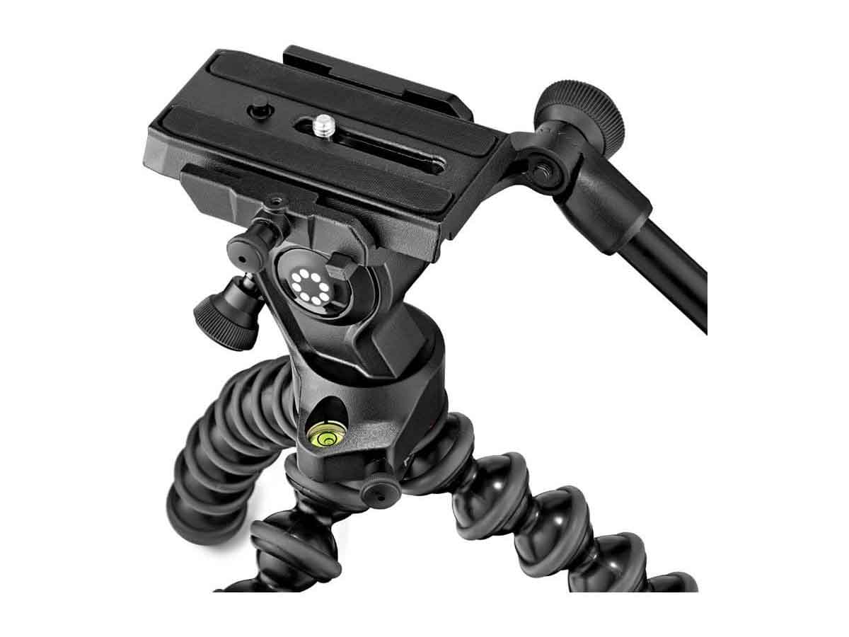 Joby Gorillapod 3K Video Pro Fluid Dampened Video Head paired with GorillaPod 3K Stand