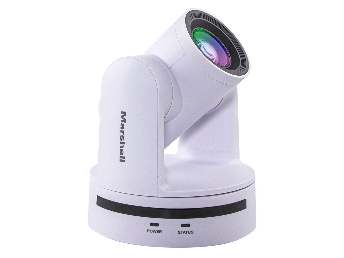 Marshall Electronics CV605 Compact 3G-SDI/IP PTZ Camera with 5x Optical Zoom (White)