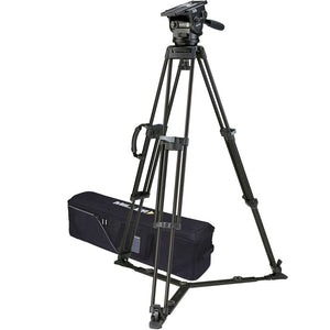 Miller ArrowX 1 Sprinter II 1 Stage Alloy Tripod (w/Ground Spreader, Pan Handle and Softcase)