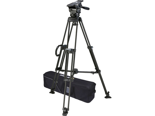 Miller ArrowX 1 Sprinter II 1 Stage Alloy Tripod (w/Mid-Level Spreader, Rubber Feet, Pan Handle and Softcase)