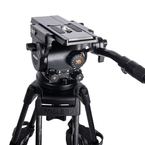Miller ArrowX 1 Sprinter II 2 Stage Alloy Tripod (w/Ground Spreader, Pan Handle and Softcase)