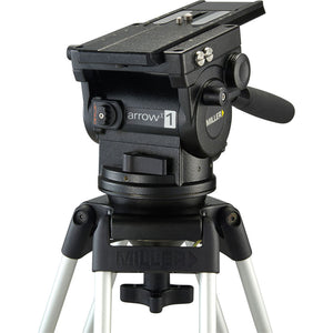 Miller ArrowX 1 Sprinter II 2 Stage Carbon Fibre Tripod (w/Mid-Level Spreader, Pan Handle, Rubber Feet and Softcase)