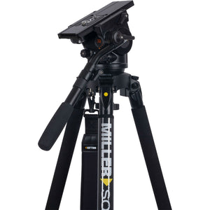 Miller ArrowX 1 Solo-Q 100 2 Stage Carbon Fibre Tripod (W/Pan Handle, Strap and Softcase)
