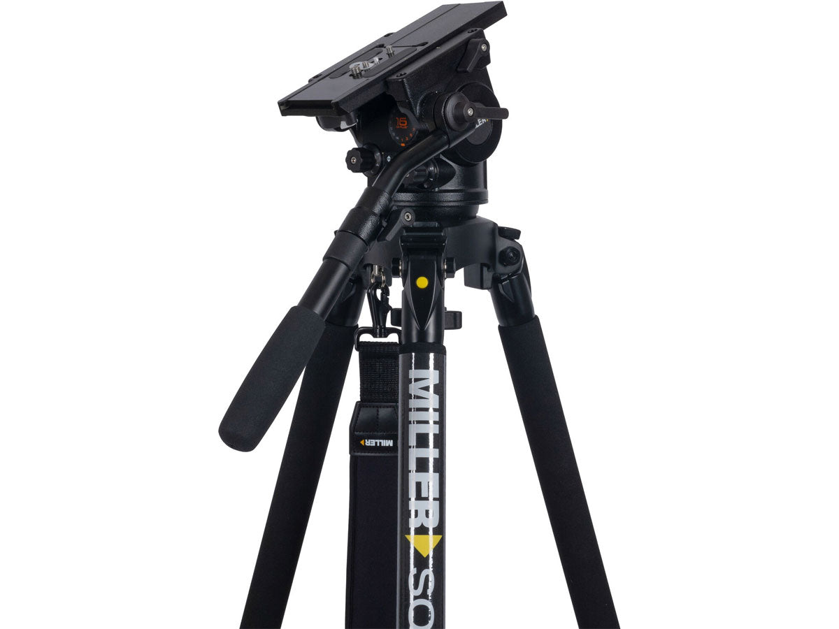 Miller ArrowX 1 Solo-Q 100 2 Stage Carbon Fibre Tripod (W/Pan Handle, Strap and Softcase)