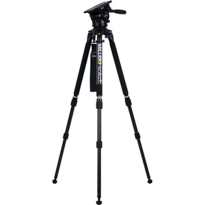Miller ArrowX 1 Solo-Q 100 2 Stage Carbon Fibre Tripod (W/Pan Handle, Strap and Softcase)