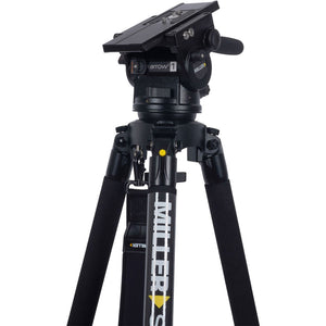 Miller ArrowX 1 Solo-Q 100 3 Stage Carbon Fibre Tripod (w/Pan Handle, Strap and Softcase)
