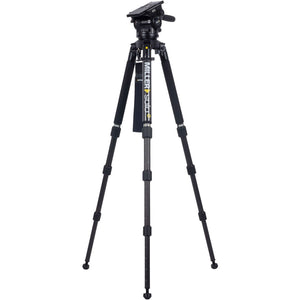 Miller ArrowX 1 Solo-Q 100 3 Stage Carbon Fibre Tripod (w/Pan Handle, Strap and Softcase)