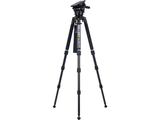 Miller ArrowX 1 Solo-Q 100 3 Stage Carbon Fibre Tripod (w/Pan Handle, Strap and Softcase)