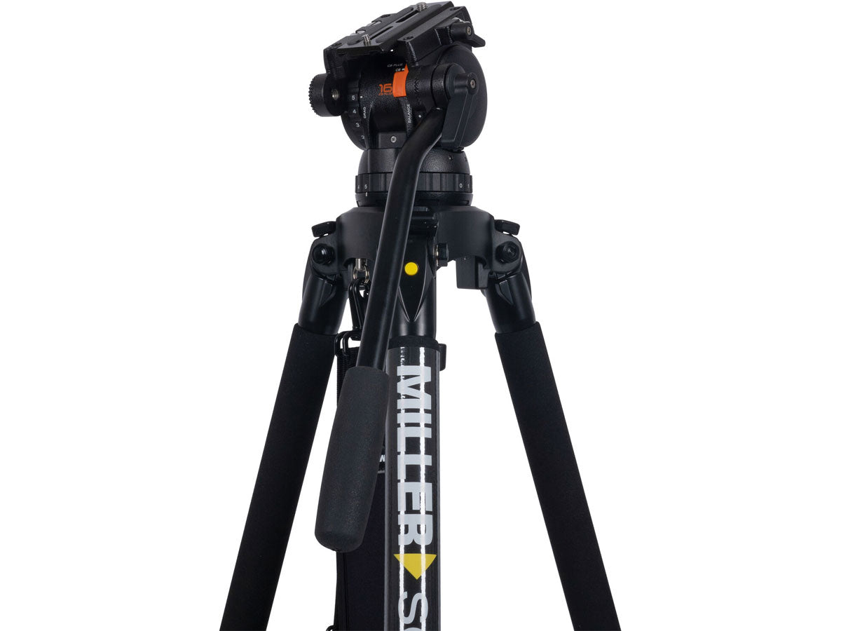 Miller CX10 Solo-Q 100 2 Stage Carbon Fibre Tripod (w/Pan Handle, Strap and Softcase)