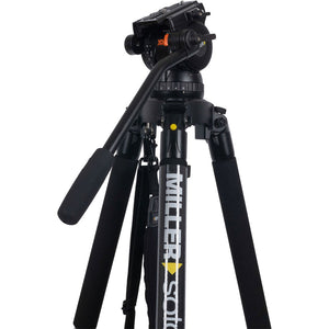 Miller CX14 Solo-Q 100 3 Stage Carbon Fibre Tripod (w/ Pan Handle, Strap and Softcase)
