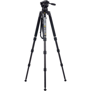 Miller CX14 Solo-Q 100 3 Stage Carbon Fibre Tripod (w/ Pan Handle, Strap and Softcase)