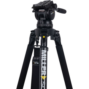 Miller CX14 Solo-Q 100 2 Stage Carbon Fibre Tripod (w/Pan Handle, Strap and Softcase)
