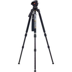 Miller CX14 Solo-Q 100 2 Stage Carbon Fibre Tripod (w/Pan Handle, Strap and Softcase)