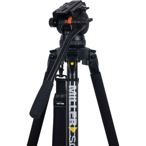 Miller CX14 Solo-Q 100 2 Stage Carbon Fibre Tripod (w/Pan Handle, Strap and Softcase)