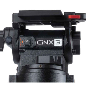 Miller CiNX 3 HDC 100mm 1-Stage Alloy Tripod System with Ground Spreader